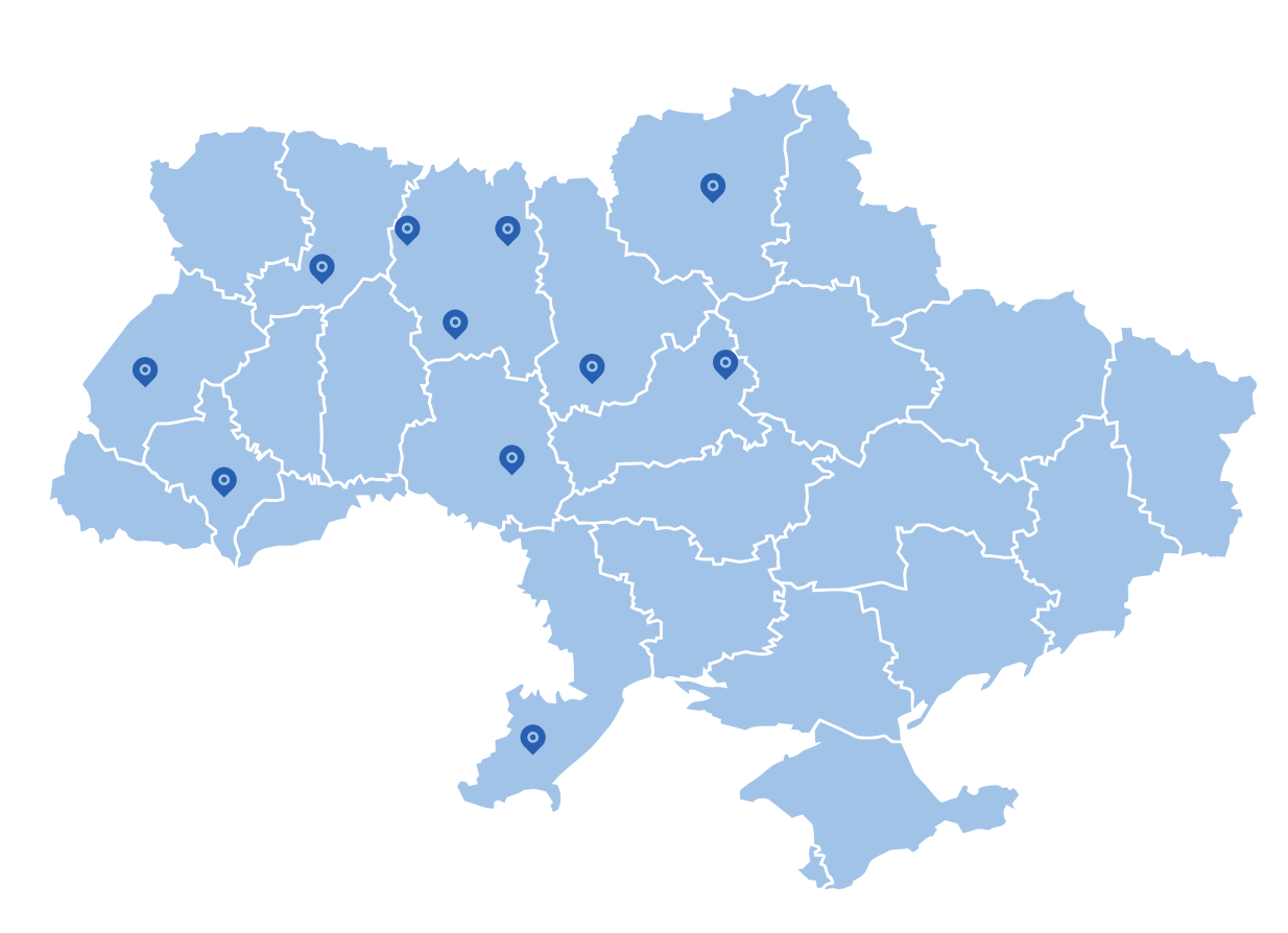Регіони нашої присутності